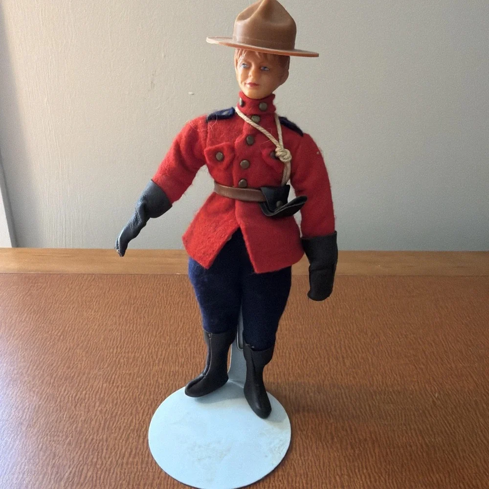 Vintage 8 Inch Royal Canadian Mounted Police 